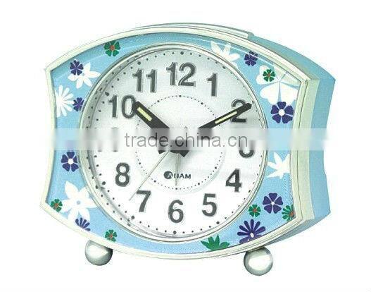 Plastic table alarm clock