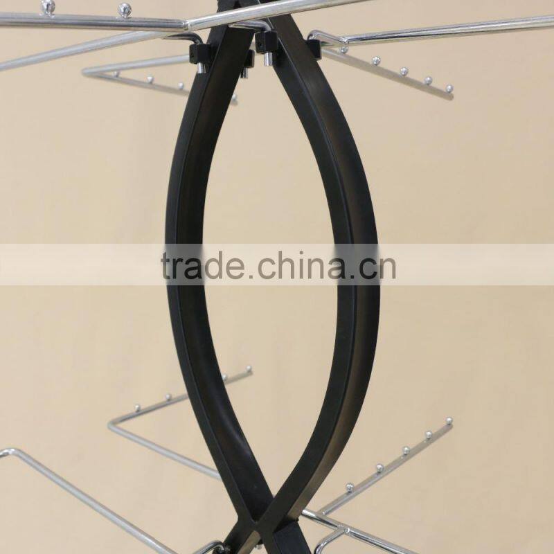 QD-F192 Metal wire hanging display rack for lingerie