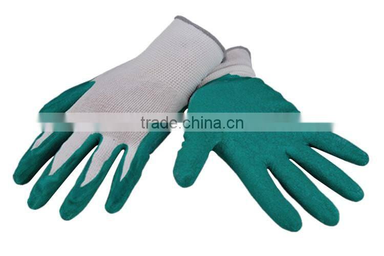 latex coated working gloves safety