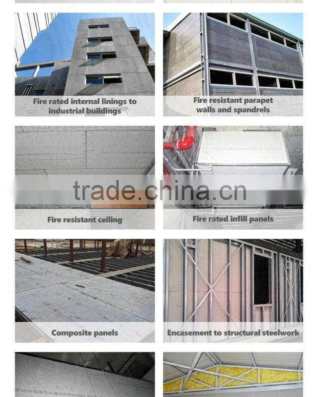 Fireproof Calcium Silicate Board used for Blast Relief Systems, Blast Relief Wall