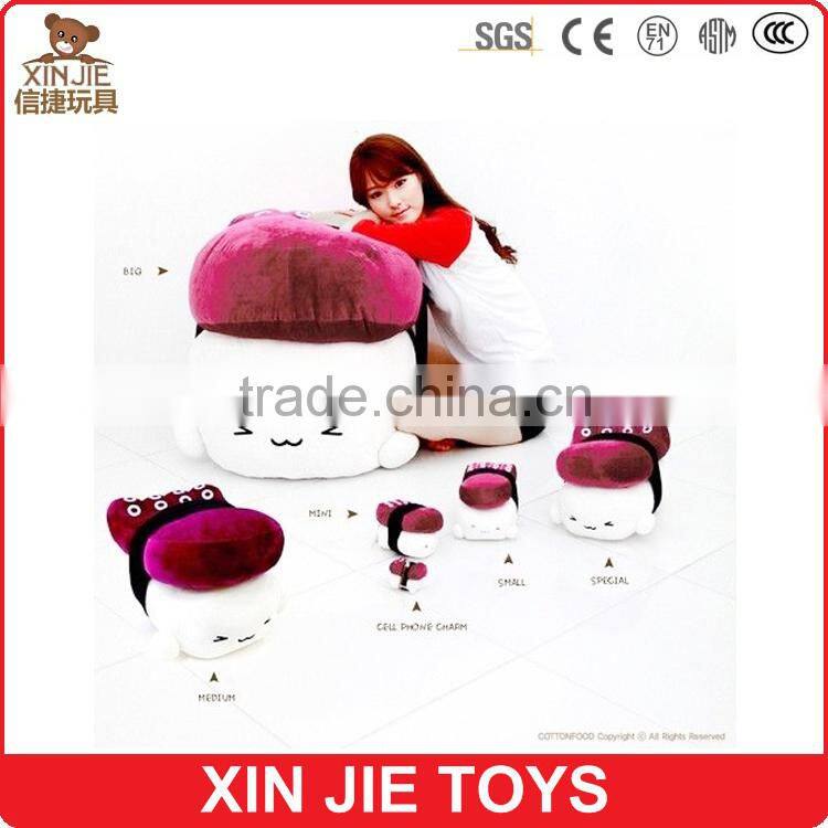 customize plush cake shape pillow nice design stuffed cake pillow good quality plush cake