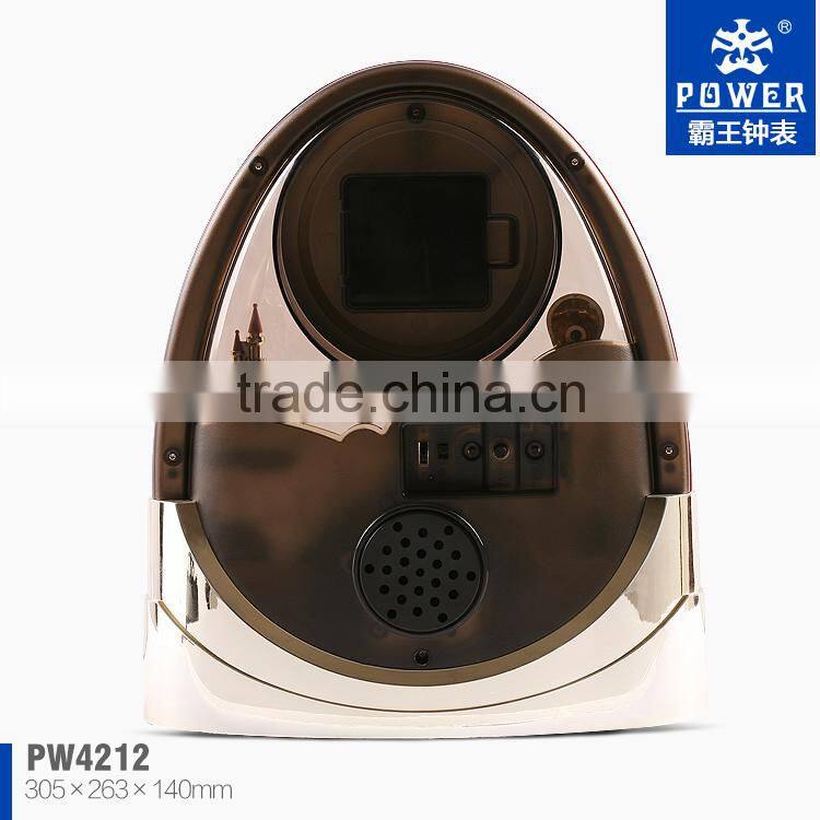 luxury desk clock table clock,bedside table clocks with light sensor control