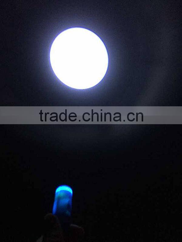 Mini USB Recharging Flashlight Mini Torch Flashlight Plastic Mini Torch with Logo