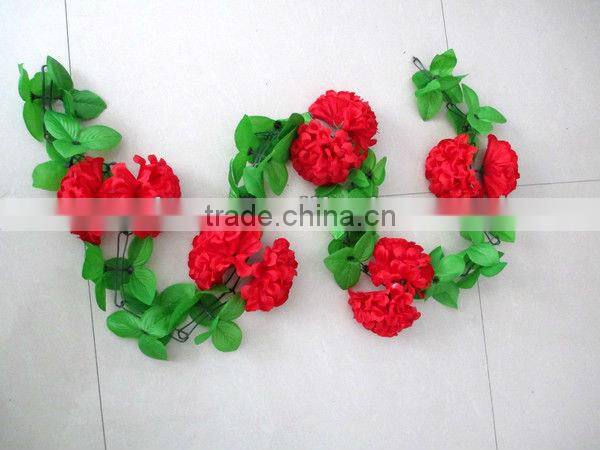 200cm 10 heads Artificial Caination Flower Vine for decoration