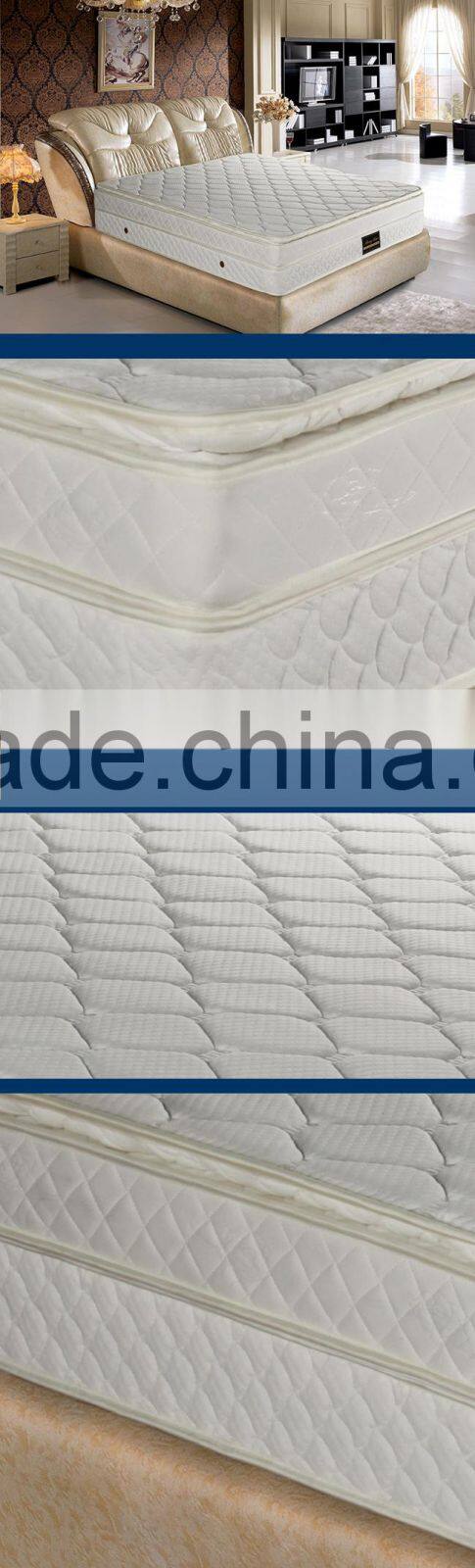 5 star hotel compress pillow top pocket spring matress