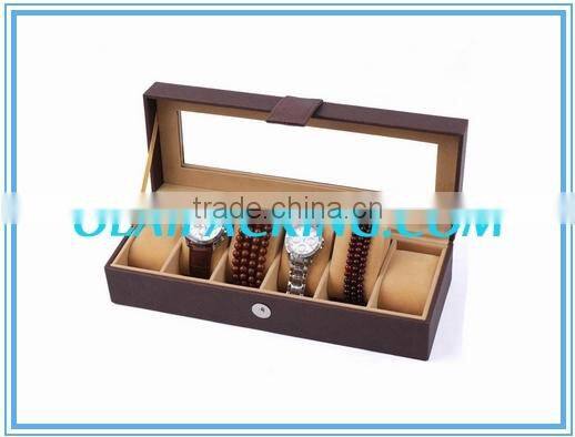 2016 Red Rectangular Watch Bracelet Storage Box