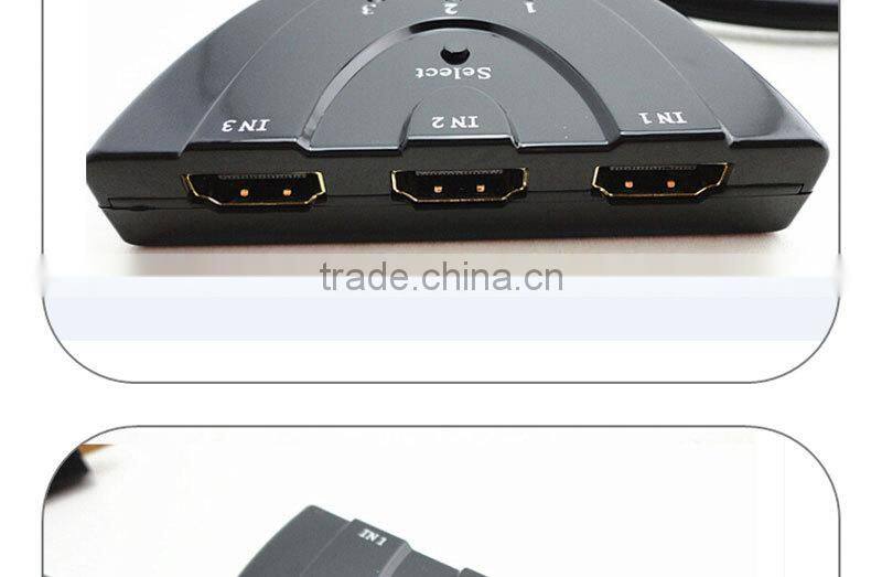 Vision 1.5FT 1080p 3D 3x1 pigtail HDMI switch