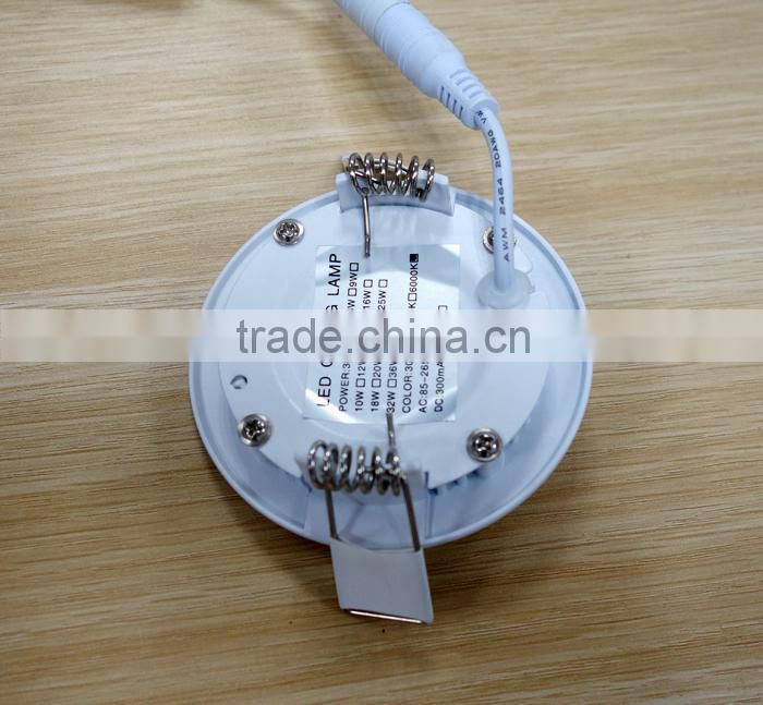3W - 18W Ceiling Thin Lamp Bright White Warm Light 85-265V Panel Led Downlight