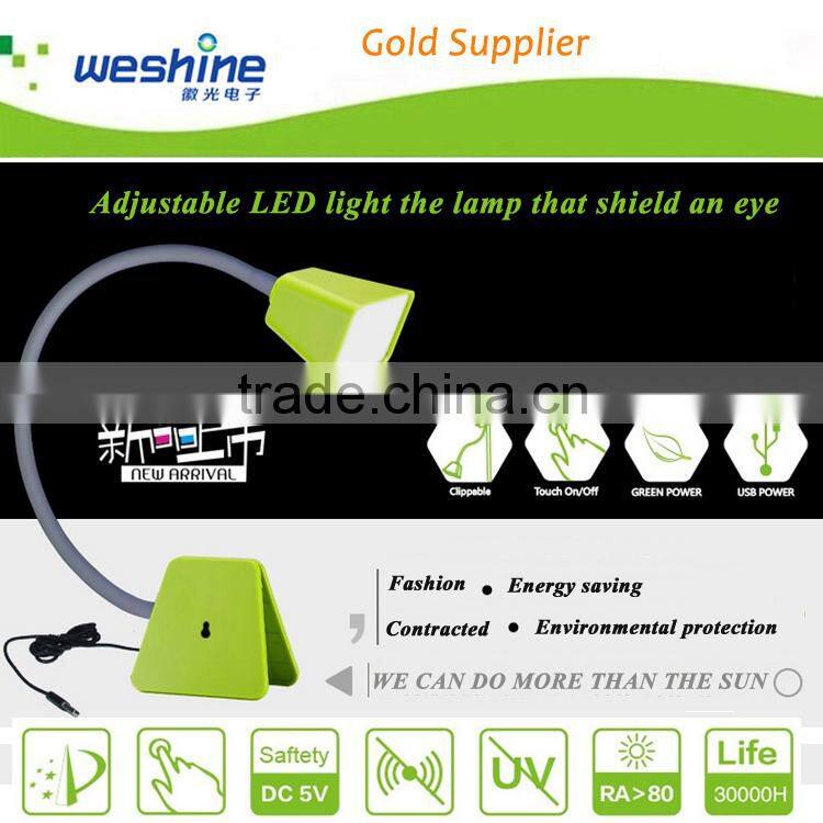 Modern 1w eyes protect desk lamp clip design convenient led lighting