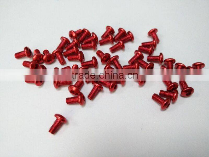 SS017 500pcs/lot Hot Sale Hobby Carbon M3*35mm Hex Button Stainless Steel Screw Price