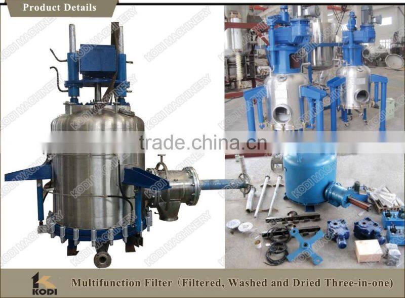 KODI Stainless Steel 3 In 1 Multifunction ANF Agitated Nutsche Filter