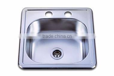 Single Bowl top mount porcelain sink