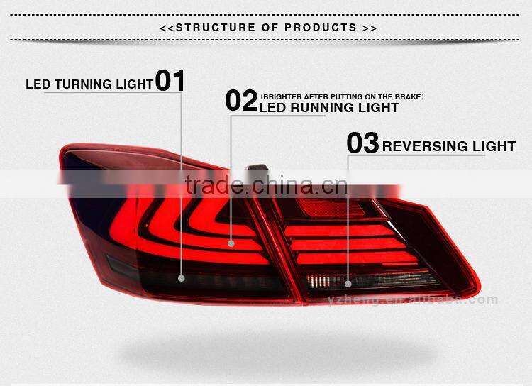 CE CCC emark certification custom car led lights gold supplier car lighting accessories tail light led