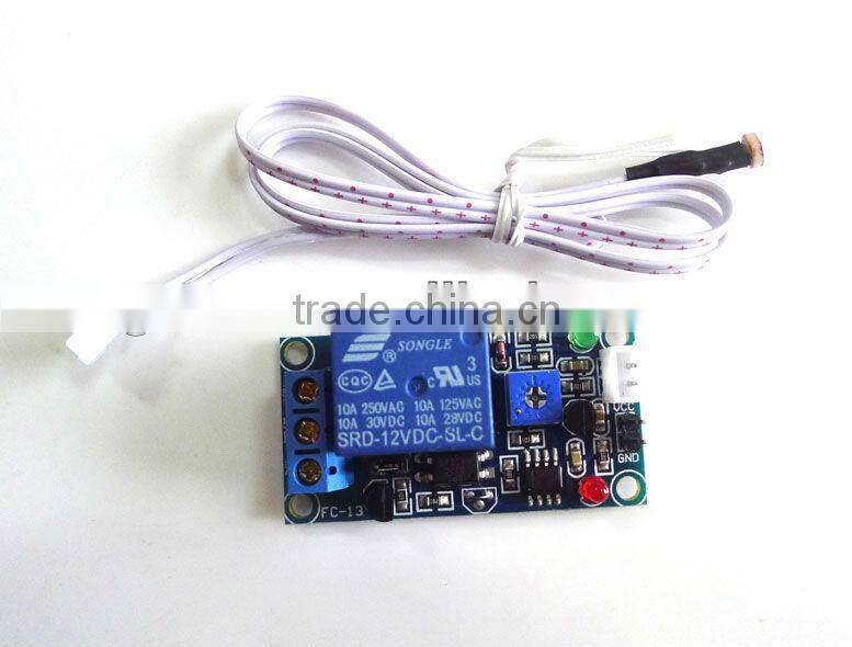 12V car Led light control light detect Photoresistor relay module