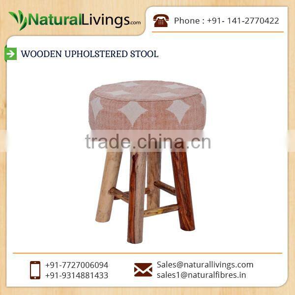 Superior Quality Standard Size Upholstered Stool