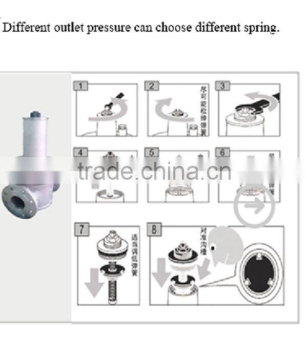 (China relief valve)gas pressure reduce valve(pressure relief valve)VDF-65F-40-3