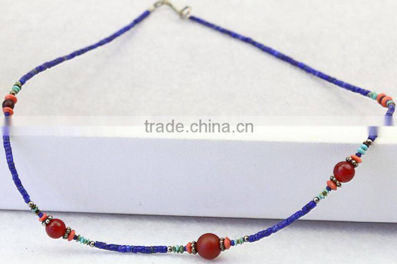 Fashion Lapis Lazuli Gemstone necklace
