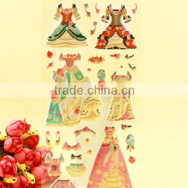 plastic sticker Children gift change sticker uv color changing sticker