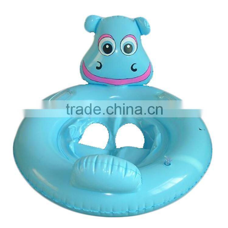 cute cow head inflatable pool float,inflatable baby boat