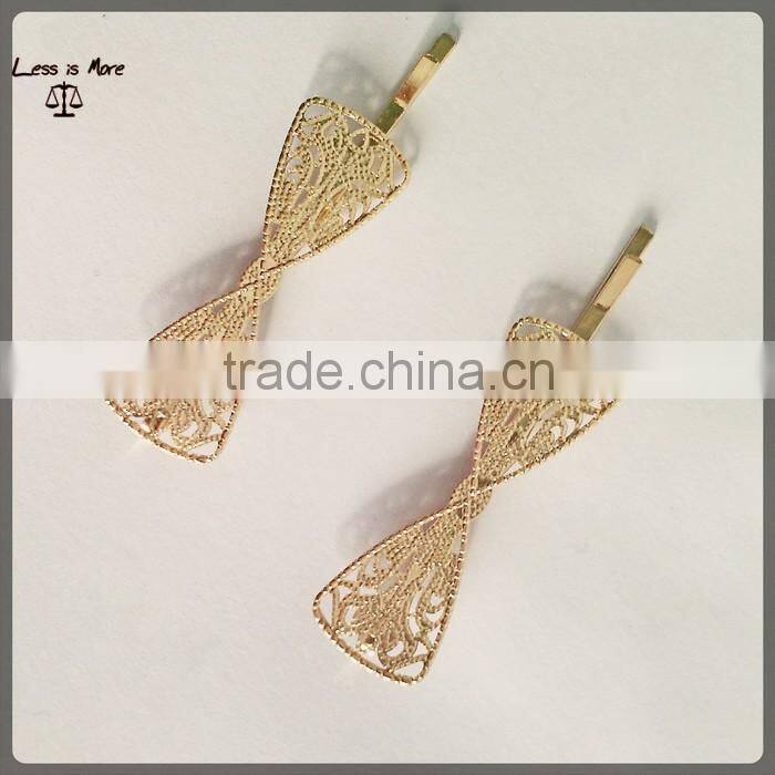 2015 New style bow hair pin,girls hair pin