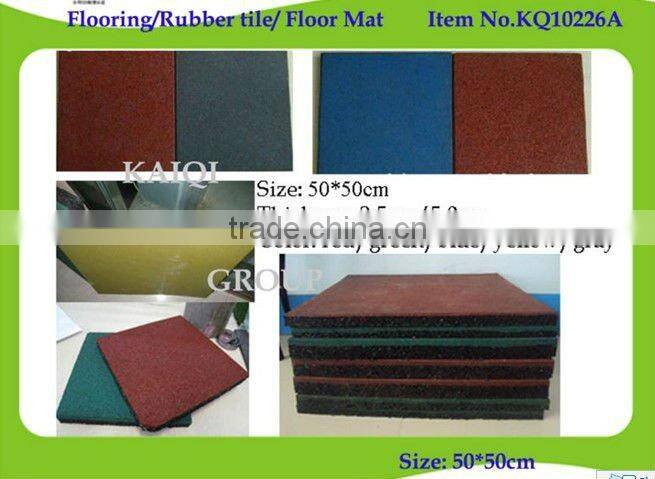 Playground surface/Rubber mat/floor tile/rubber flooring for children's playground,play area