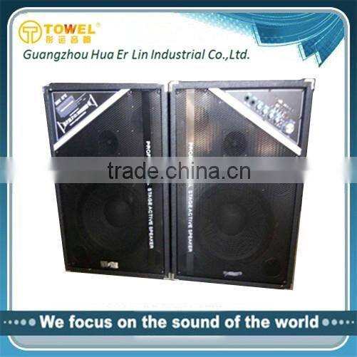 2.0 channel portable home theater system active pa speaker for home theater/stage/computer