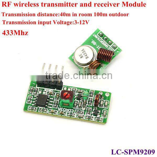 433Mhz RF link kit RF transimitter and reciever module