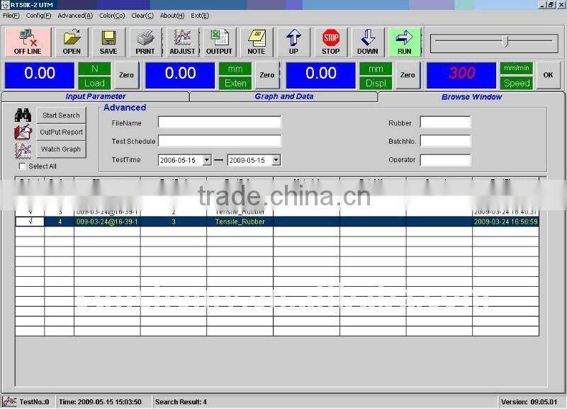 Universal testing machine