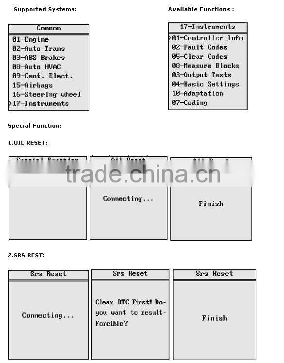 VAG Scan Tool VAG401 for VW/AUDI/SEAT/SKODA