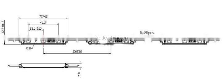 Samsung 5630 LED Module 1.2W 150lm IP65