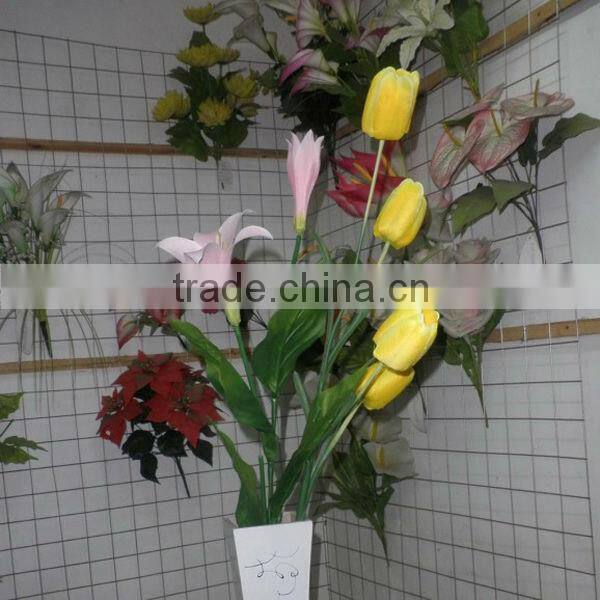 tulip,lily light up artificial flowers