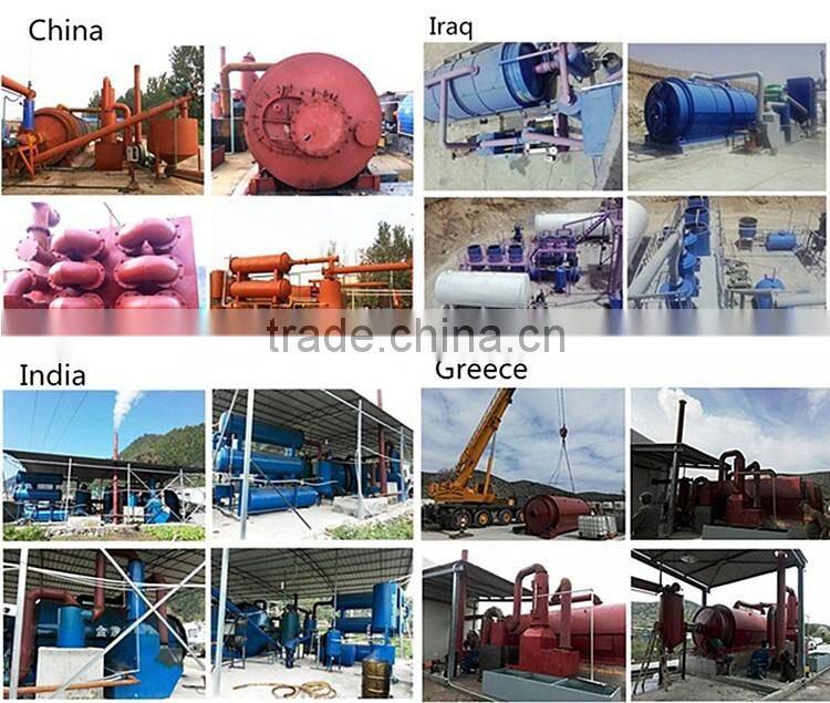 Waste rubber to oil scrap rubber pyrolysis plant
