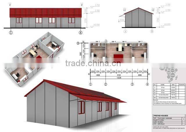 china Fast installation and steel structure prefab buildings
