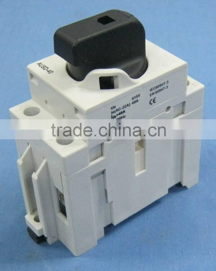 AUSD-40 up to 40A Electrical Semko certificate Switch Disconnector