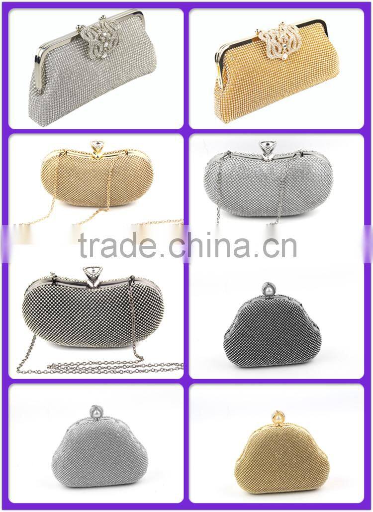 Diamond pearl women wallet ladies' evening bag from China
