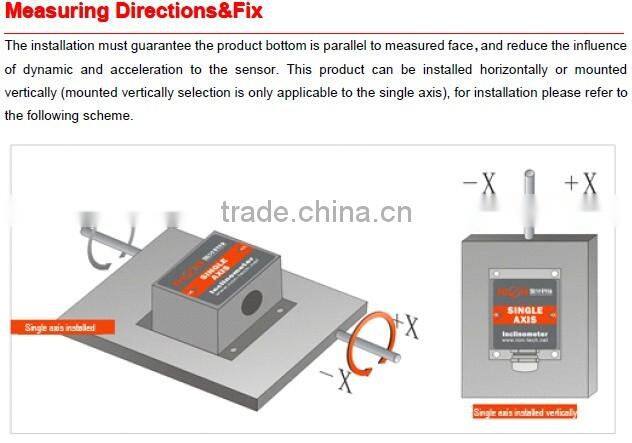 LCA318T Single Axis Low Cost Inclinometer With Current output(4~20mA or 0~20mA optiontal )