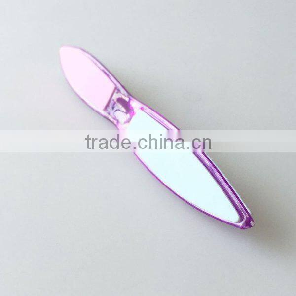 Free sample new style custom folding printed 4 way nail polish buffer and shiner disposable nail buffer supplier