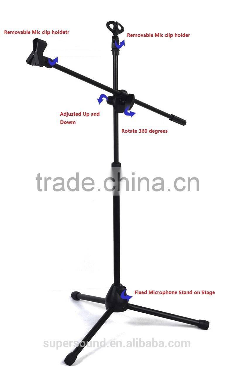 High Quality Height Adjustable Tripod microphone stand