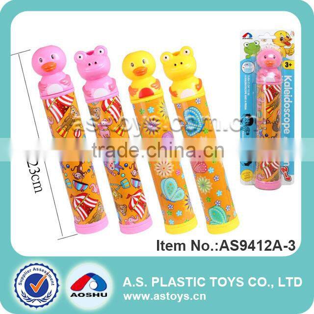 Magical promotional cartoon animals kaleidoscope toy for kids