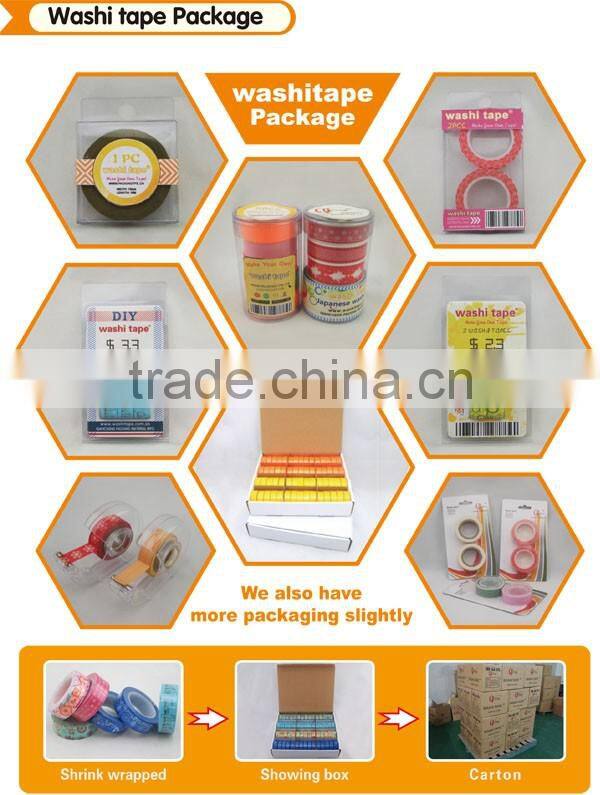 Lovely gold blocking masking tape wholesale with customize design