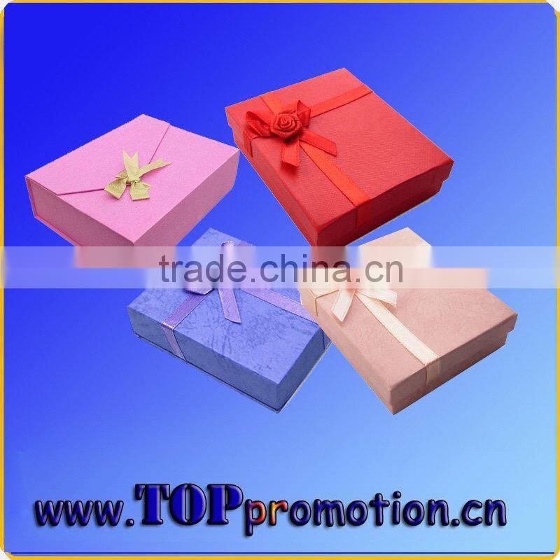 Factory custom made Paper jewellery gift box