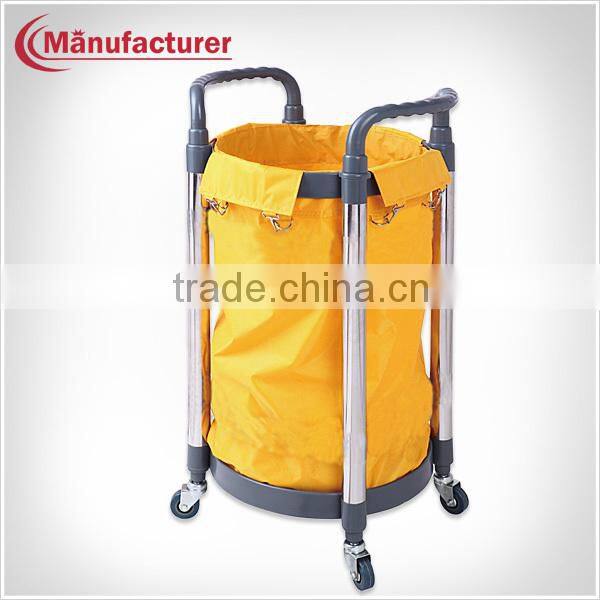 Removable Hotel New Develop Housekeeping Linen Hand Service Cart Trolley