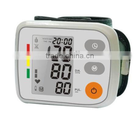 High quality wrist type digital blood pressure monitor