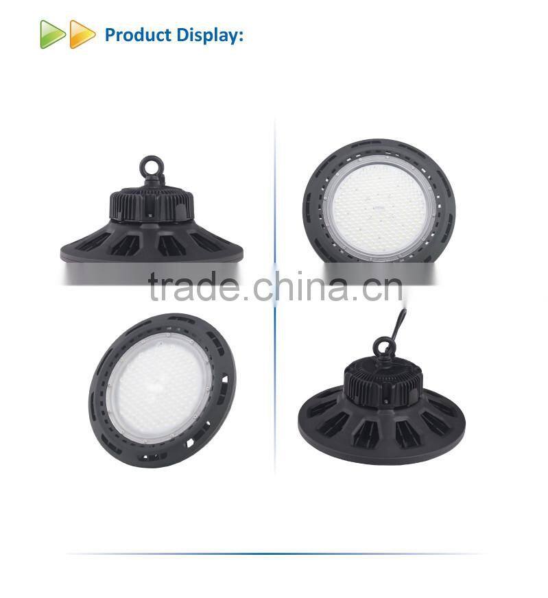 120W LED UFO Highbay with EU Standard Plug and 1.5 Meter Wire