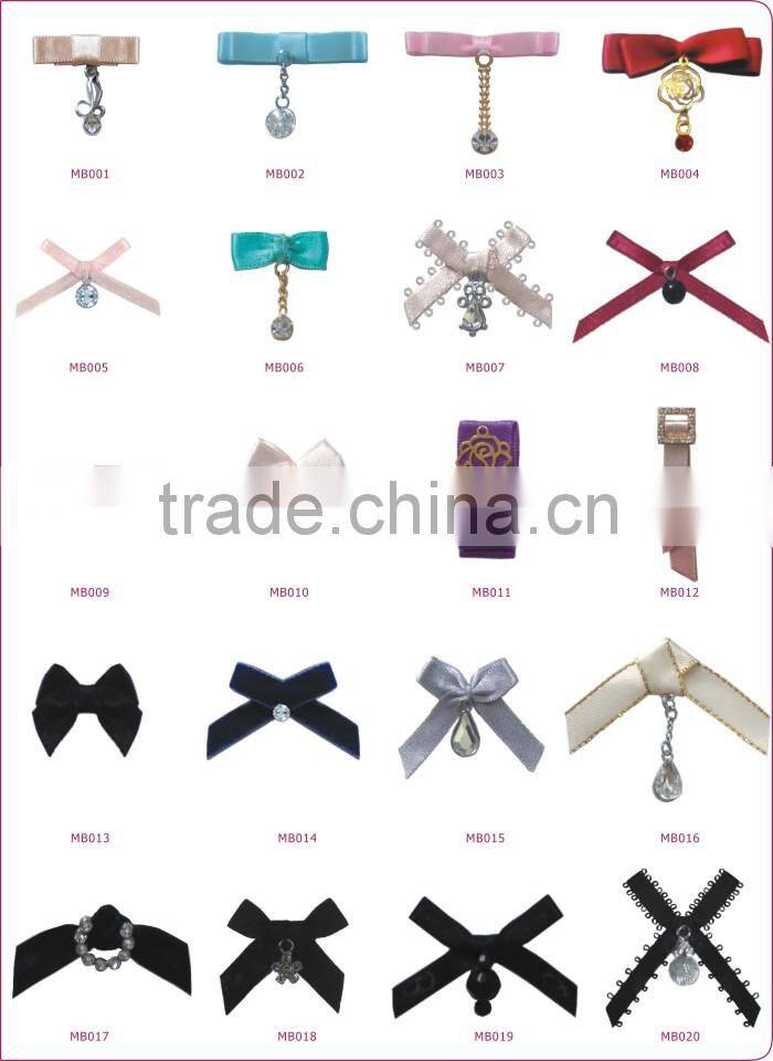 Custom Underwear seeds ubderwear bow bra decoration