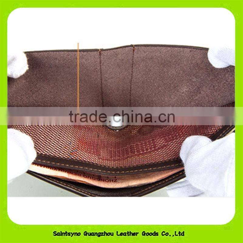 Men's Coffee Vintage Wallet Leather Cowhide Fashion Wallet 16419