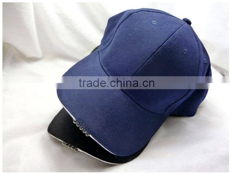 Wholesale LED Lighted Glow curved brim Baseball cap Golf Hip-hop Sports hat