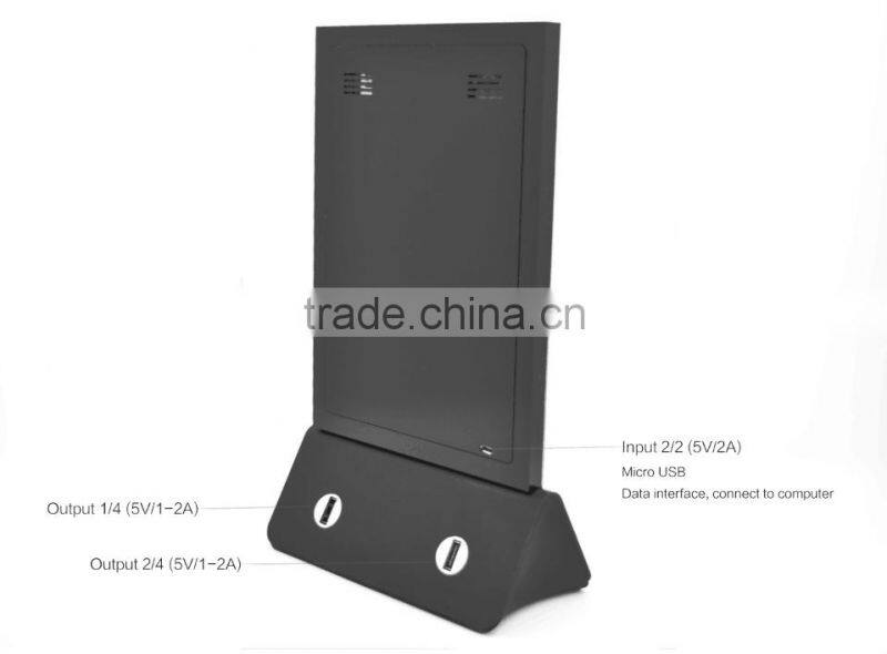 13000mAh powerbank 2016 Dual USB Portable External Battery For iPhone SamSung