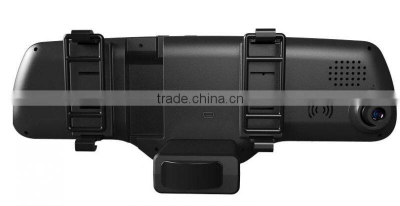 Novelty 140 Degree Wide Angle 2.7 inches Dual Lens Car Rearview mirror Camera DVR