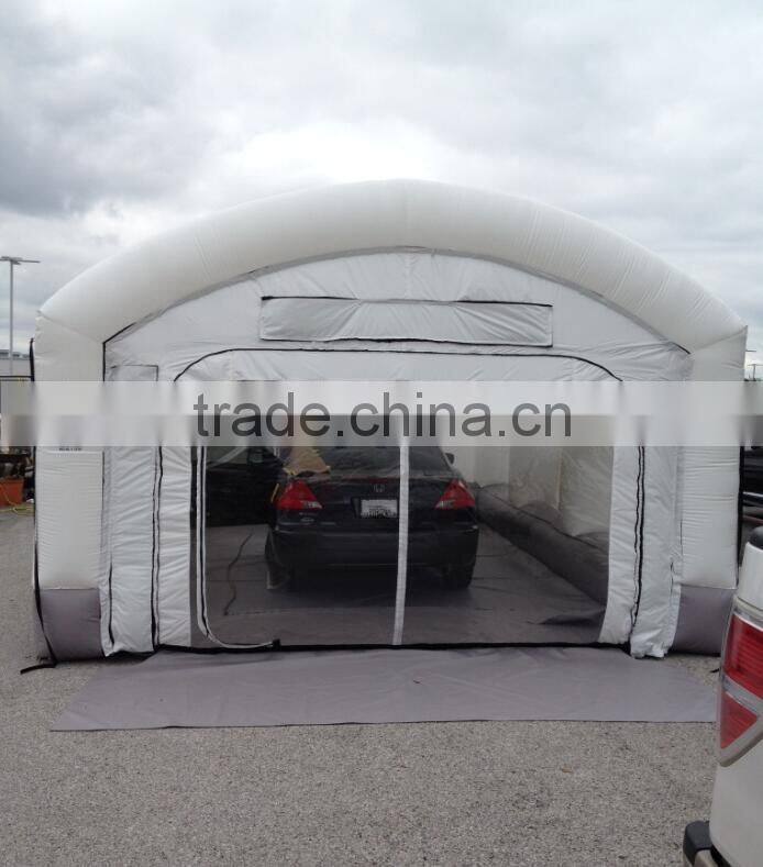 custom white Inflatable spray booth Inflatable car spray tent Inflatable paint booth